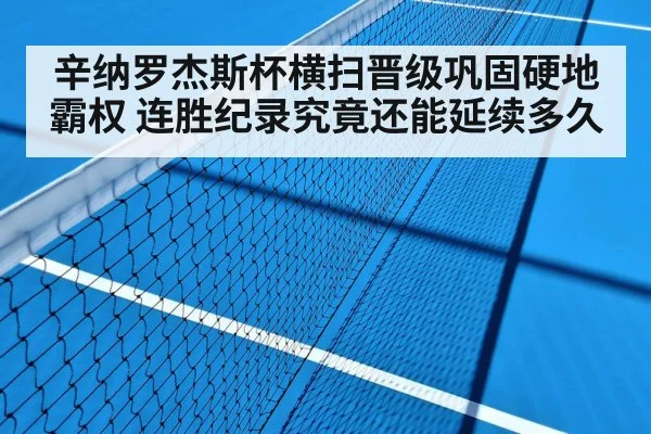 辛纳罗杰斯杯横扫晋级巩固硬地霸权 连胜纪录究竟还能延续多久